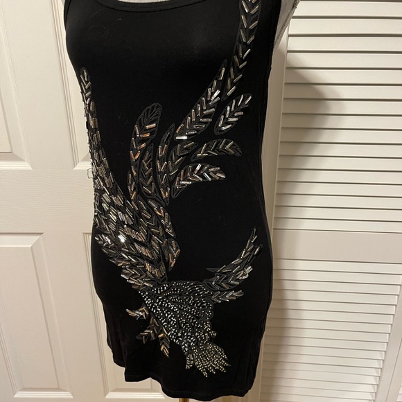 Armani Exchange Long Beaded Tank Top XS - Picture 4 of 6